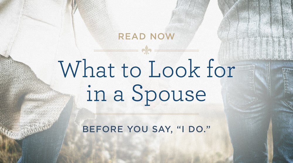Alistair Begg on Finding a Spouse