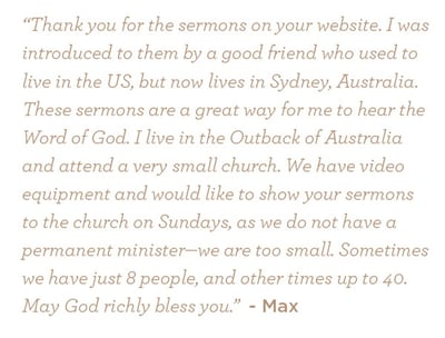 Letter from Max