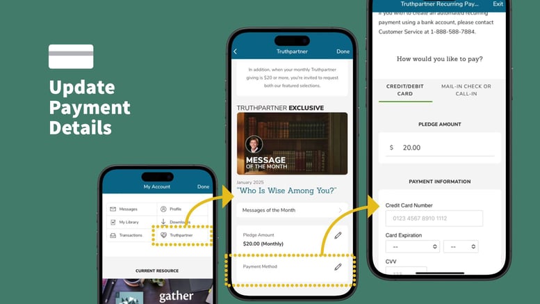 Update Your Credit Card Information