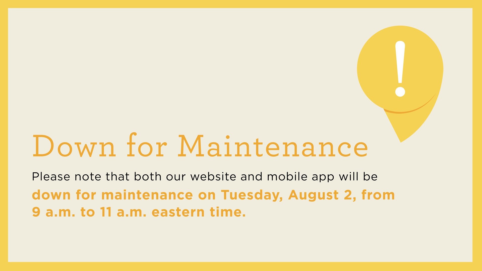 Truth For Life Will Be Down for Maintenance