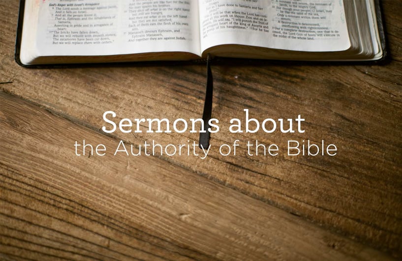 Sermons on the Authority of the Bible Sermons on the Authority of the Bible