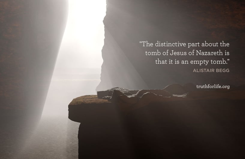 The distinctive part about the tomb of Jesus of Nazareth is that it is an empty tomb.