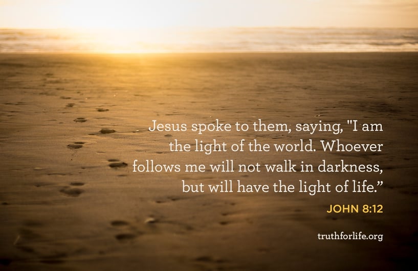 Jesus spoke to them, saying, 