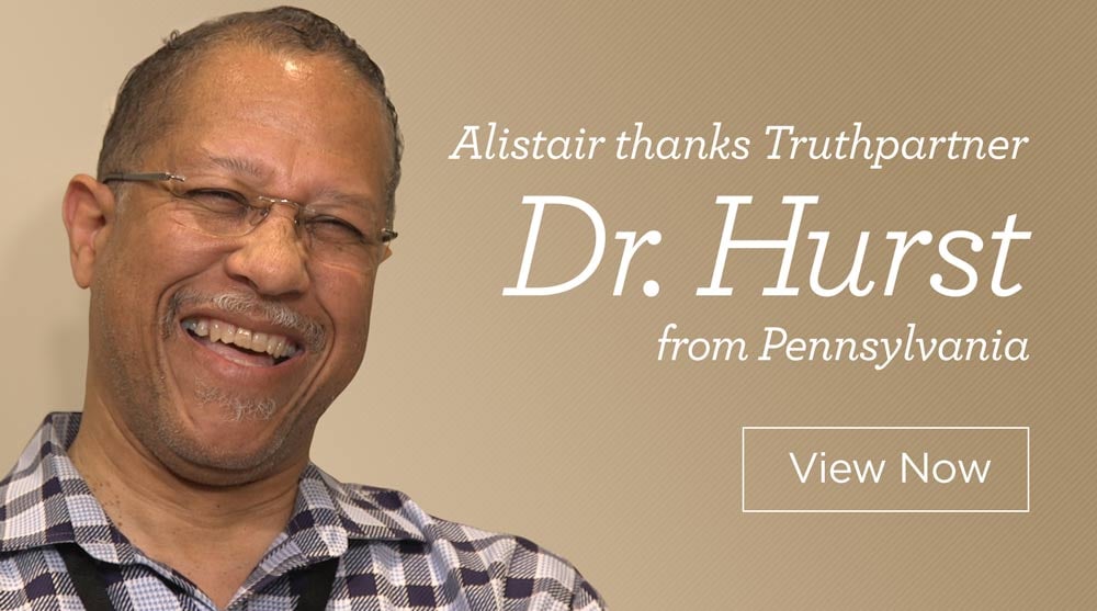 thumbnail image for Alistair Thanks Truthpartner Dr. Hurst from Pennsylvania