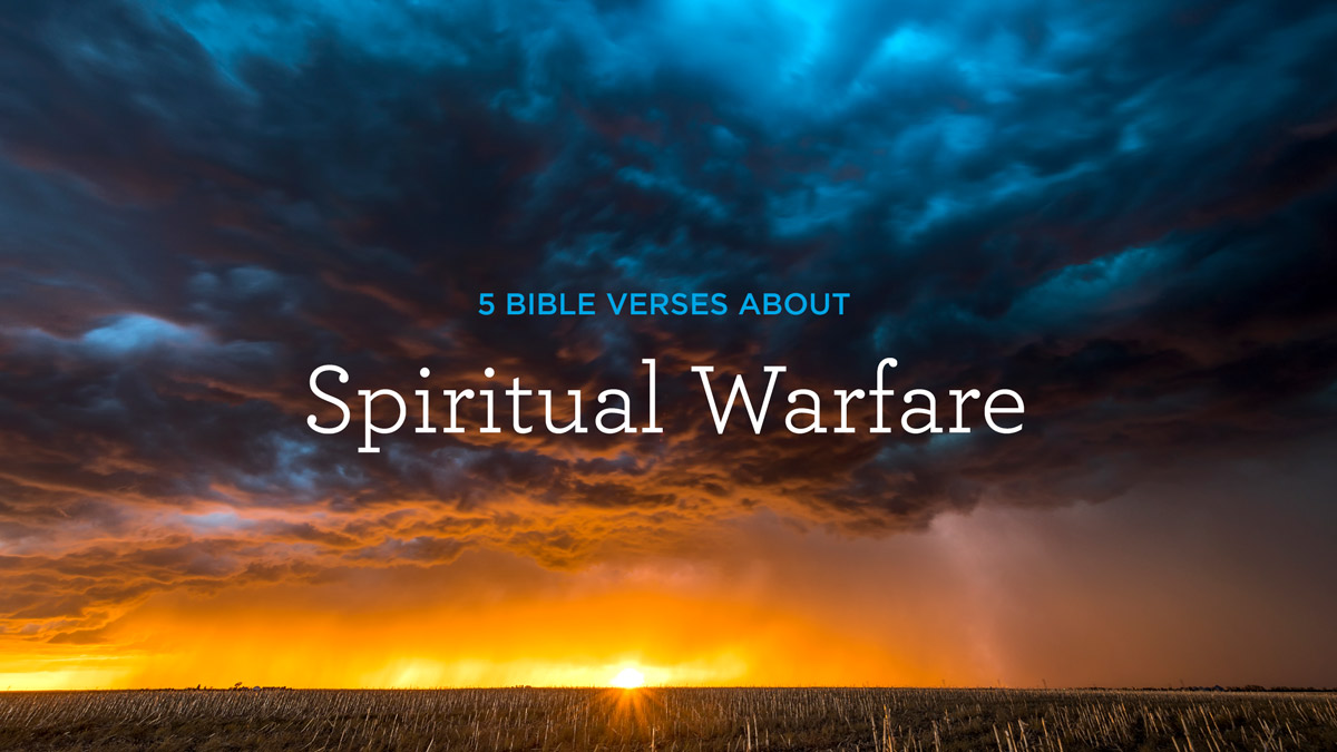 thumbnail image for 5 Bible Verses about Spiritual Warfare