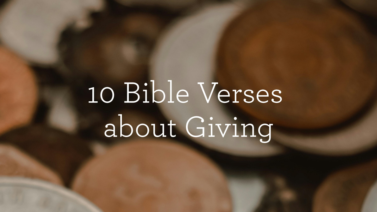 thumbnail image for 10 Bible Verses about Giving