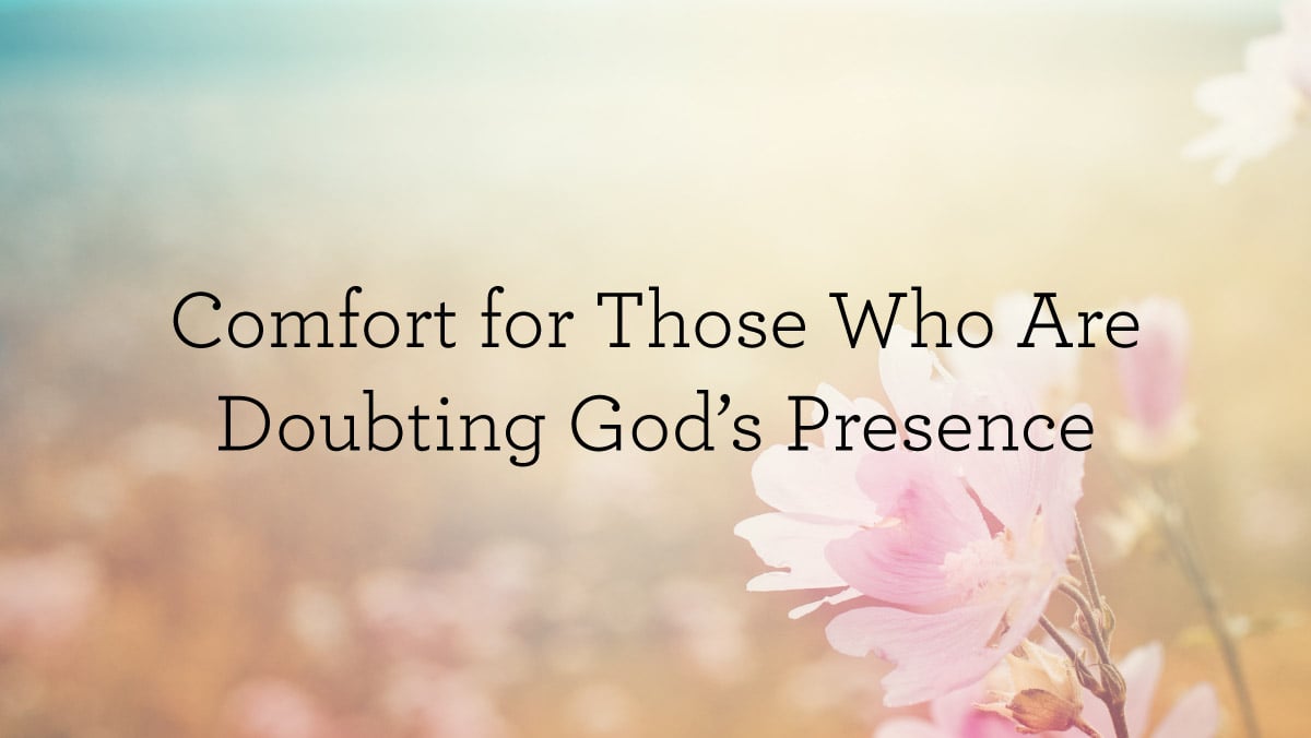 thumbnail image for Comfort for Those Who Are Doubting God’s Presence