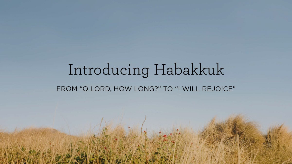 thumbnail image for Introducing Habakkuk: From “O Lord, How Long?” to “I Will Rejoice”