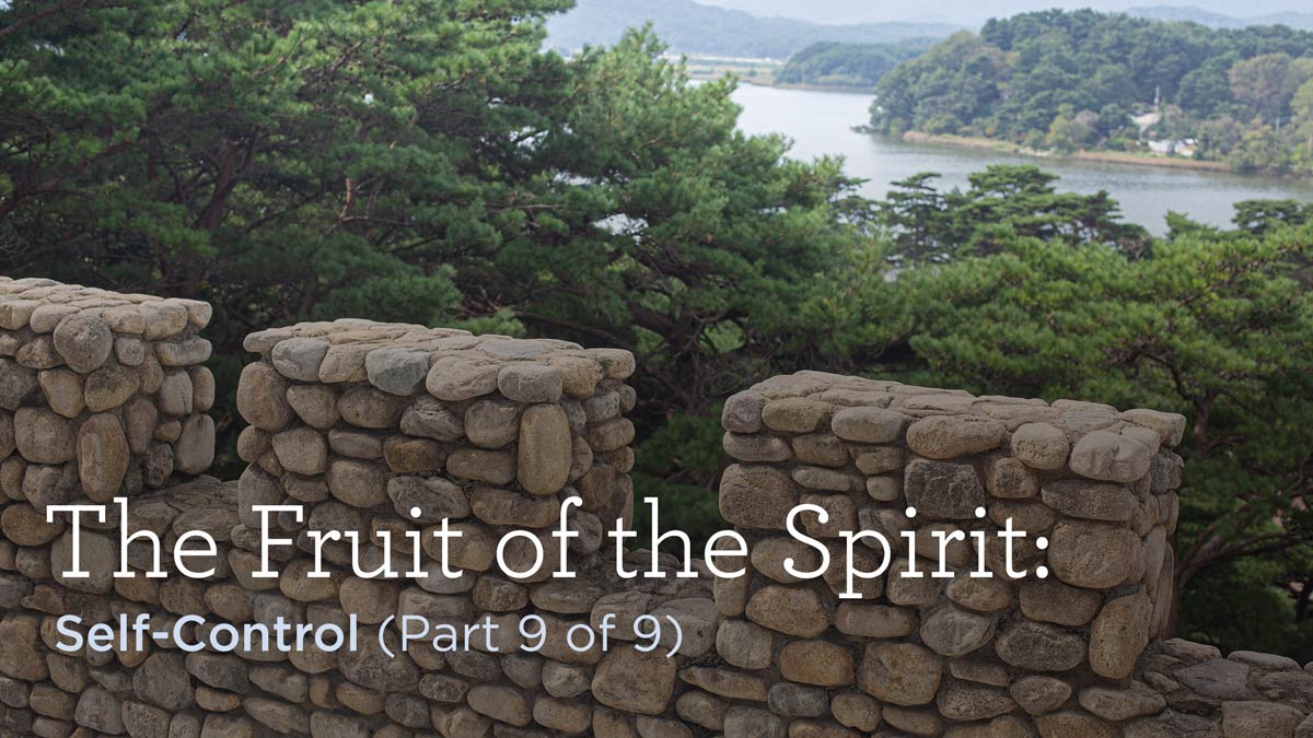 Fruit of the Spirit: Self-Control