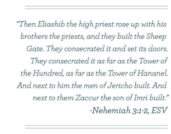 Nehemiah 3:1-2