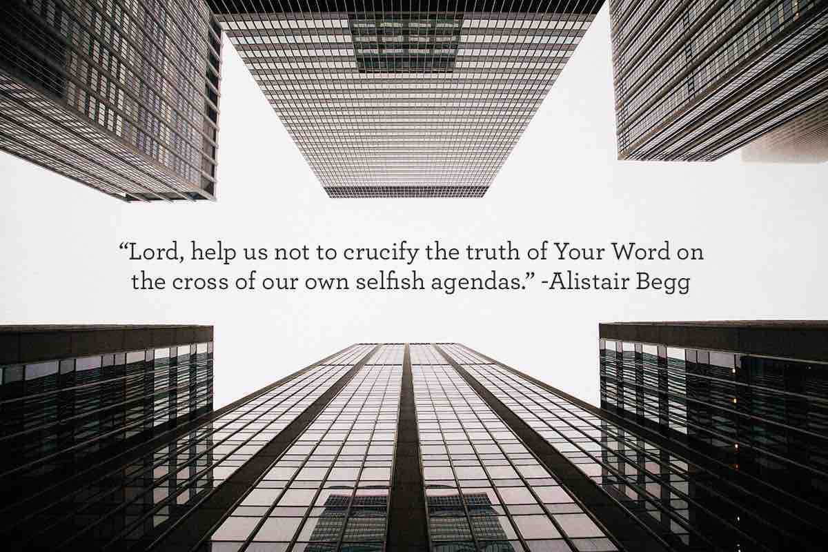 thumbnail image for Lord, help us not to crucify the truth of Your Word...