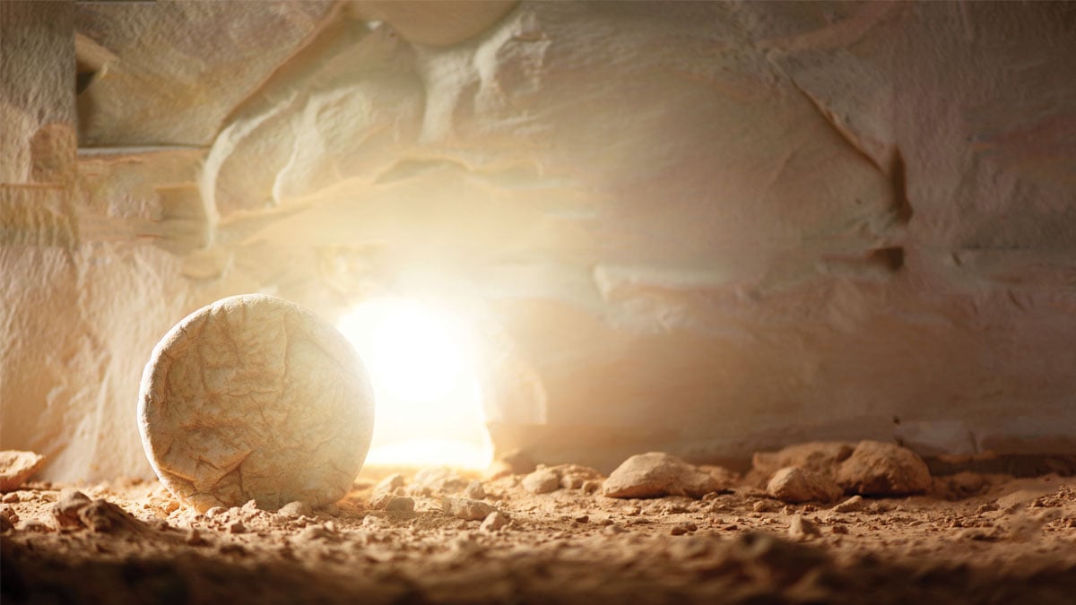 easter empty tomb images