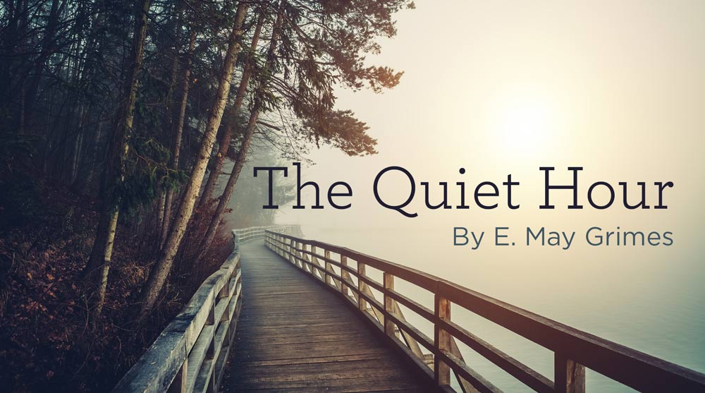 thumbnail image for Hymn: “The Quiet Hour” by E. May Grimes