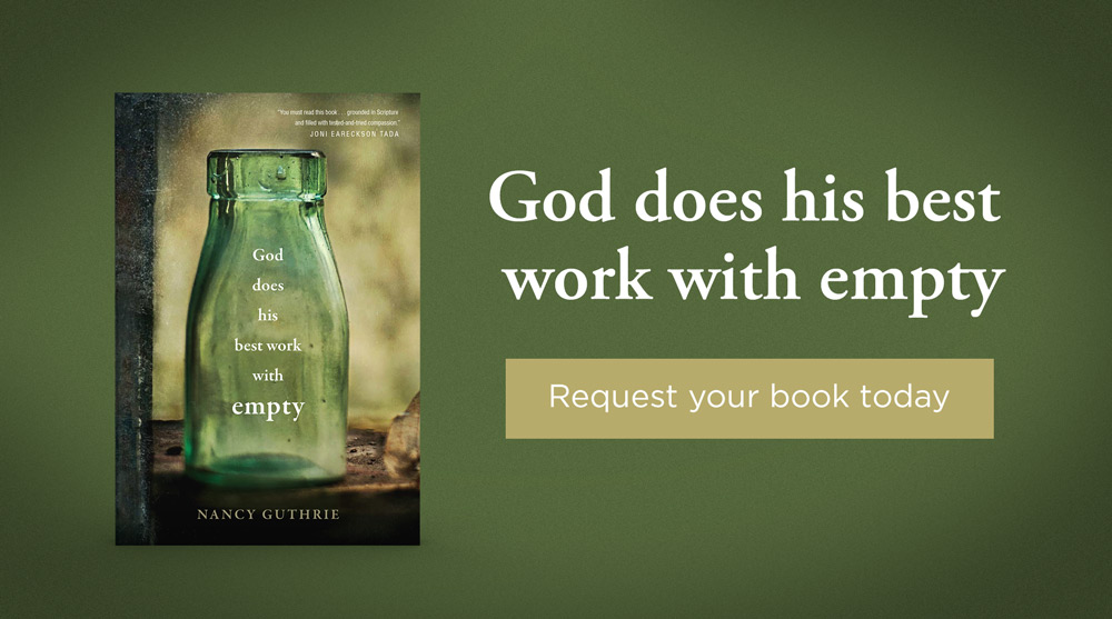 God does His Best work with empty 
